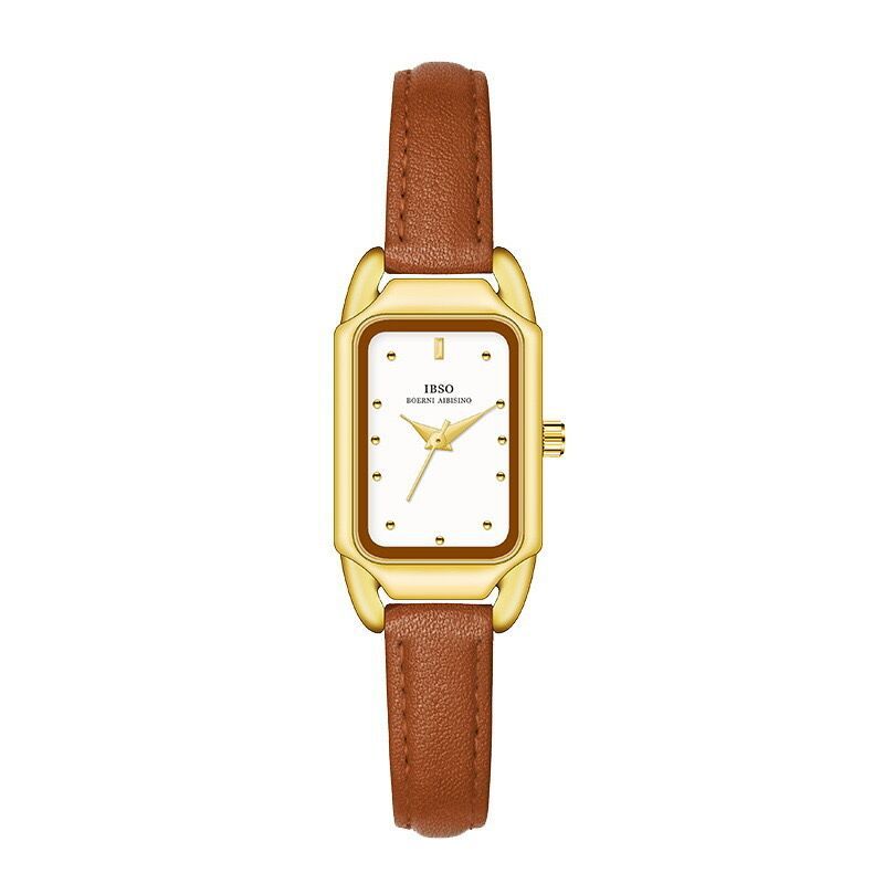 Women's Retro Square Simple Belt Watch