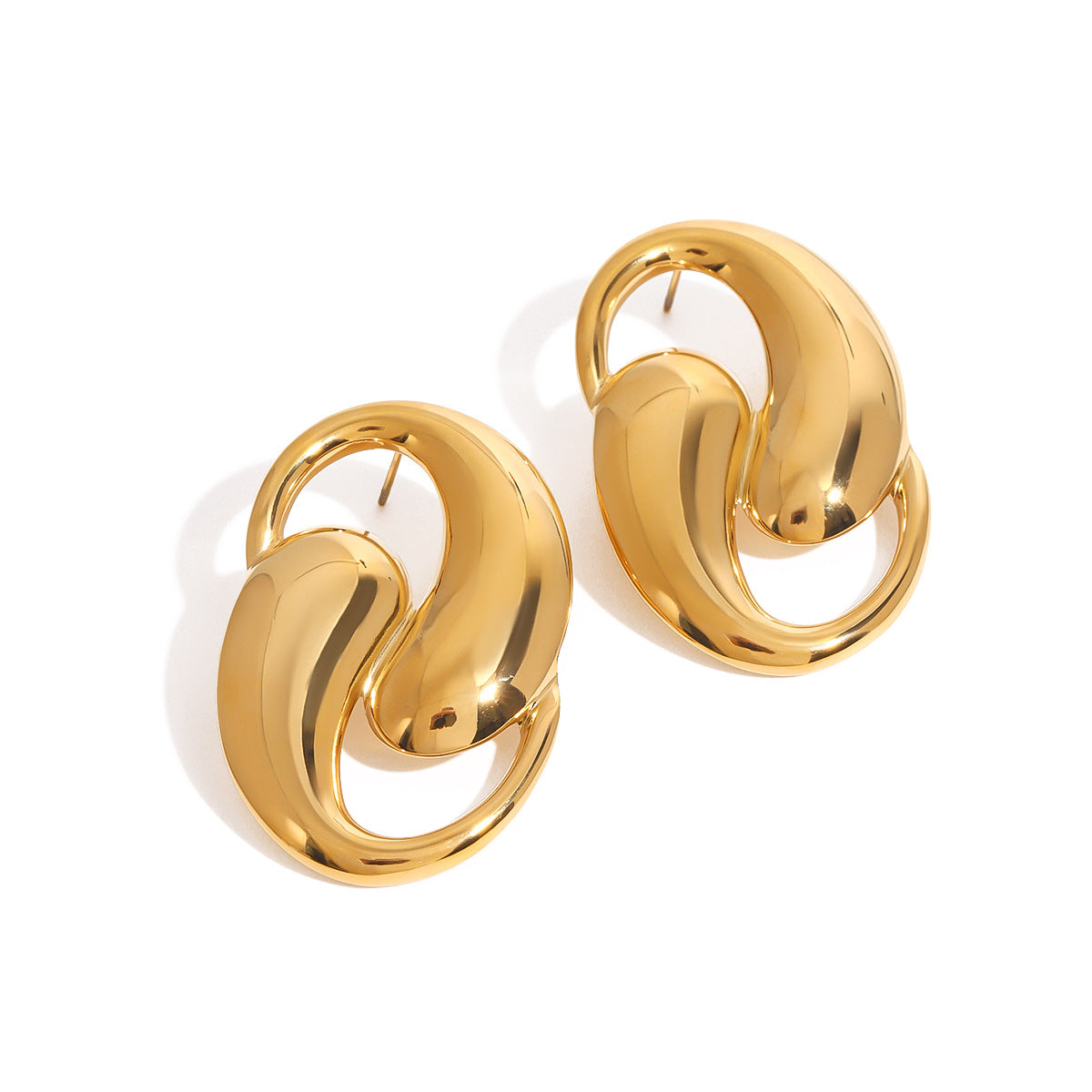 Dansley Water Drop Gold Earrings