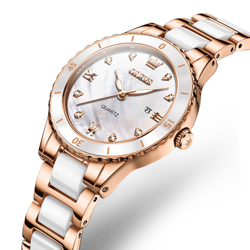 Quartz Watch Electronic Ceramic Women's Watch Women's Watch